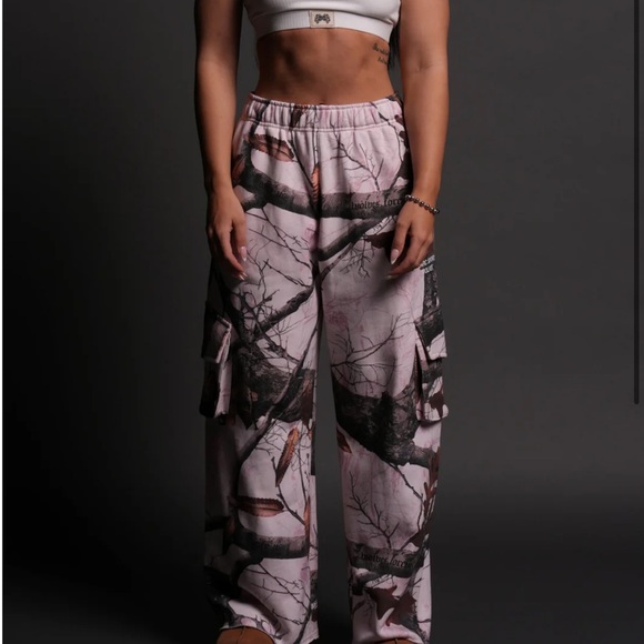 Darc Sport Pants - Darcsport Pink Woodland Camo Sweatpants